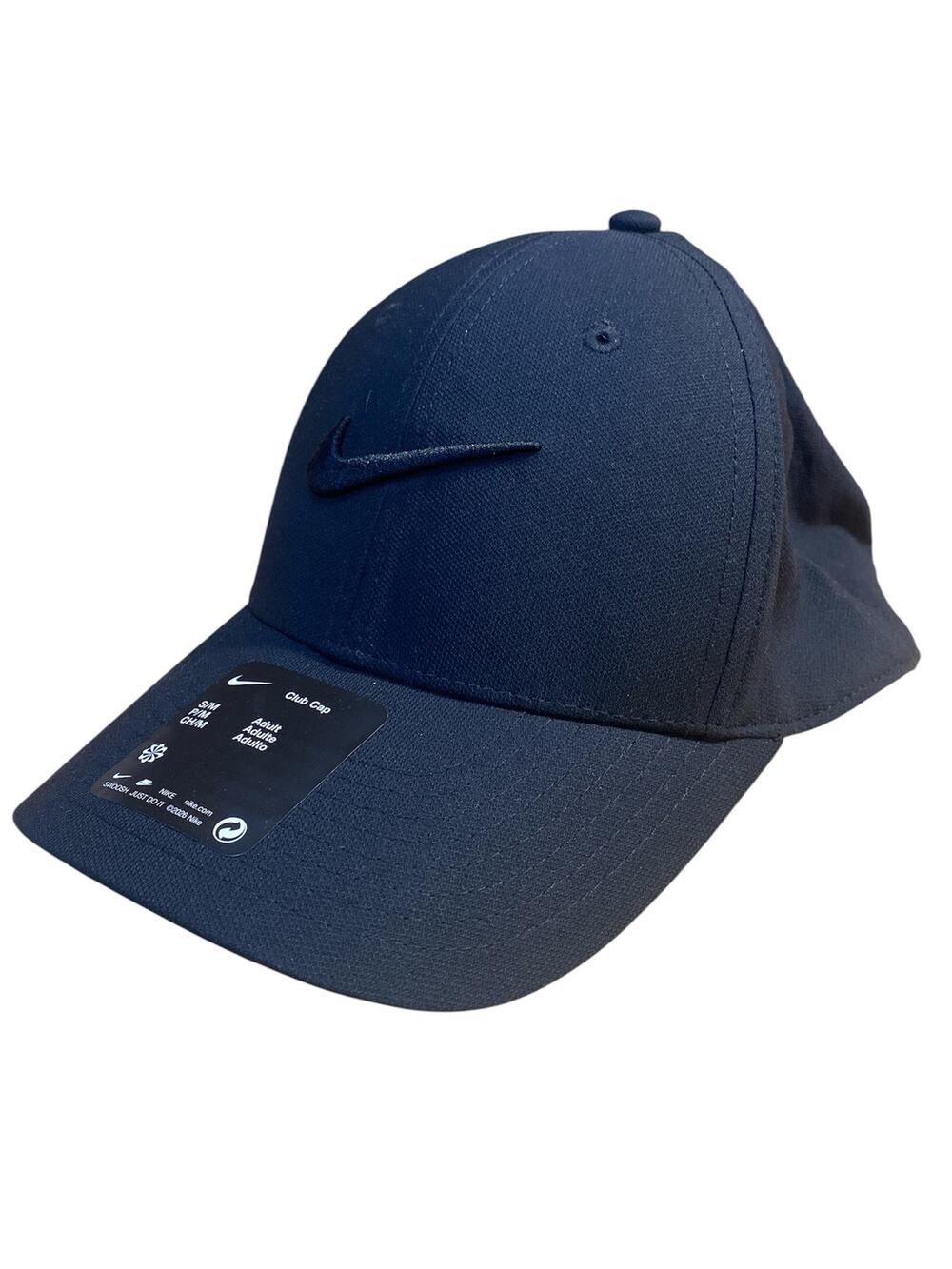 NEW Nike Dri-FIT Club Structured Swoosh Unisex Navy Blue Adjustable Cap Hat OS